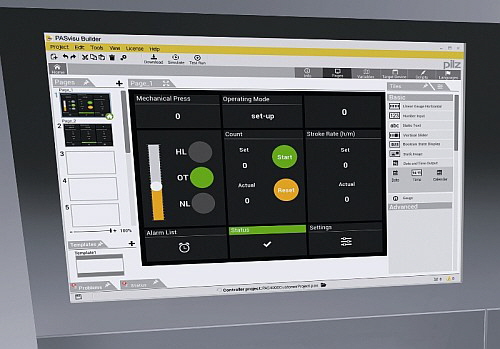 Pilz - Visualisierungssoftware PASvisu Pilz - Visualisierungssoftware PASvisu